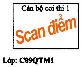 Scan điểm tự động