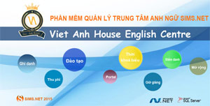 Giải pháp phần mềm quản lý trung tâm ANH NGỮ Giải pháp phần mềm quản lý trung tâm ANH NGỮ